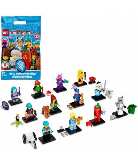 LEGO 71032 Minifigures - Série 22 Set Édition Limitée, Jouets a Collectionner pour Enfants des 5 Ans (1 sur 12)