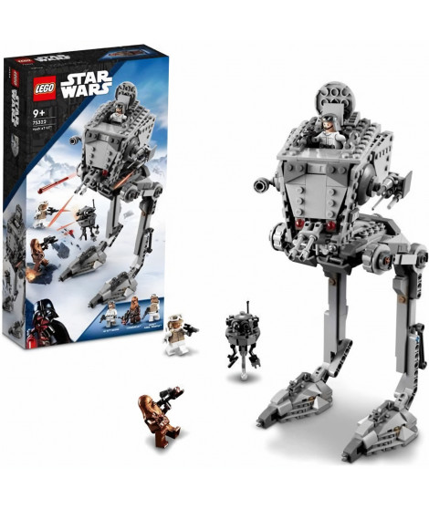 LEGO 75322 Star Wars AT-ST de Hoth, Set de Construction Droide avec Minifigure Chewbacca, Modele L'Empire Contre-Attaque