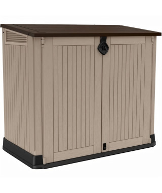 KETER - Coffre de jardin - Multifonctions - sans vérins - 880L - Beige