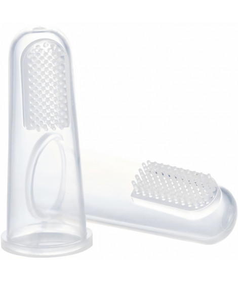 THERMOBABY 2 DOIGTS BROSSE A DENTS EN SILICONE