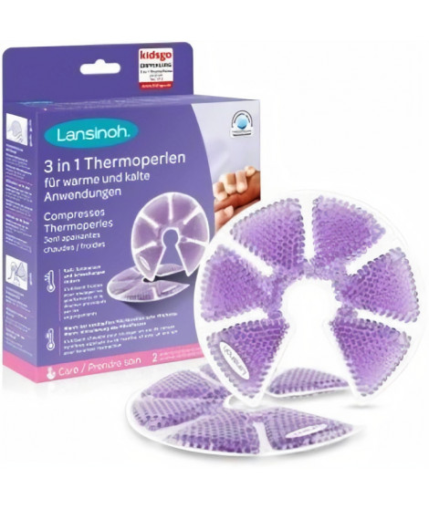 LANSINOH Compresses apaisantes Thermoperles chaud/froid 3 en 1