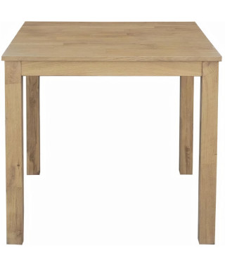 COOK Table a manger carrée en chene massif - 80 x 80 cm - L 80 x P 80 x H 75 cm