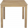 COOK Table a manger carrée en chene massif - 80 x 80 cm - L 80 x P 80 x H 75 cm