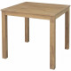 COOK Table a manger carrée en chene massif - 80 x 80 cm - L 80 x P 80 x H 75 cm