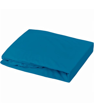 Domiva Drap housse - 60 x 120 cm - Jersey - Canard