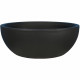 RIVIERA - Coupe pot de fleurs - granit D40 - noir