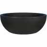 RIVIERA - Coupe pot de fleurs - granit D40 - noir