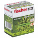 FISCHER - Cheville tous matériaux UX Green 8x50 avec collerette - fabriquée a base de matieres premieres renouvelables - Boît…