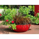 RIVIERA - Coupe pot de fleurs - granit D50 - rouge