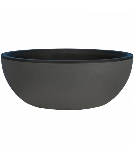 RIVIERA - Coupe pot de fleurs - granit D50 - gris