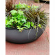 RIVIERA - Coupe pot de fleurs - granit D50 - gris