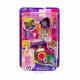 Polly Pocket - Coffret Scene Pailletee - Poupée Mini-Univers