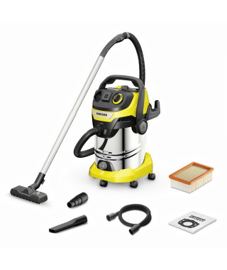 Aspirateur eau et poussiere KARCHER WD 6 P S V-30/8/35/T - Cuve inox 30 L - 1300W (Prise électroportative et fonction souffle…