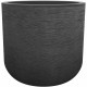 EDA PLASTIQUE - Pot rond 50 cm Graphit'Up - 67 L - Gris anthracite