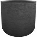 EDA PLASTIQUE - Pot rond 50 cm Graphit'Up - 67 L - Gris anthracite