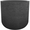 EDA PLASTIQUE - Pot rond 50 cm Graphit'Up - 67 L - Gris anthracite
