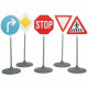 Panneaux de signalisation routiere 6 pieces