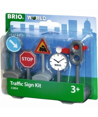 BRIO World  - 33864 - Panneaux De Signalisation