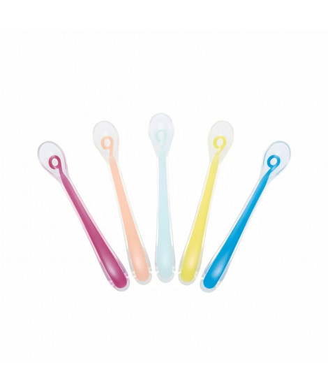 BABYMOOV Baby Spoons - Cuilleres Silicone 1er age