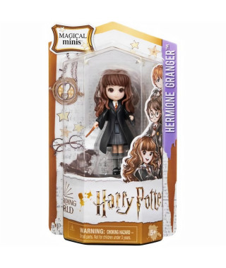 WIZARDING WORLD - FIGURINE MAGICAL MINIS HERMIONE GRANGER - 6062062 - Figurine articulée 8cm + fiche collection -Univers Harr…