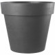 DEROMA - pot de fleurs rond like anthracite  - 58cm - coloris gris anthracite