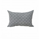 JARDIN PRIVE -  COUSSIN DECO 60X40CM DANEMARK ZINC