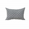 JARDIN PRIVE -  COUSSIN DECO 60X40CM DANEMARK ZINC