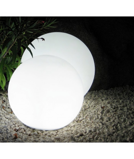 LUMISKY - Boule lumineuse filaire pour extérieur LED - blanc BOBBY - Ø40cm culot E27