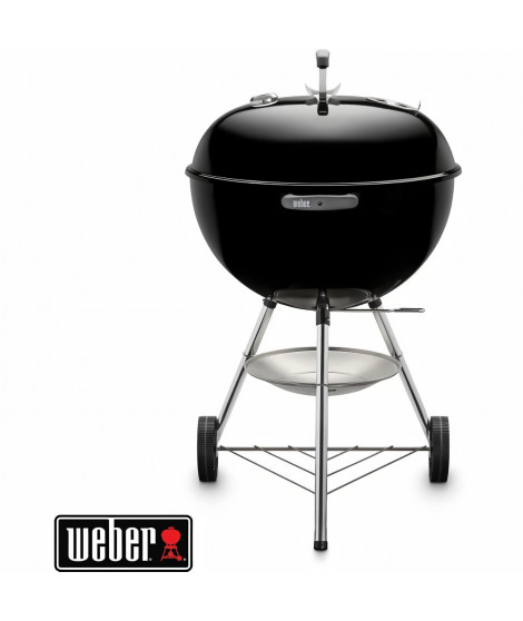 WEBER - Barbecue a charbon - Classic Kettle - 10 couverts - 57 cm - Noir