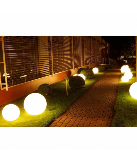 LUMISKY - Boule lumineuse filaire pour extérieur LED - blanc BOBBY - Ø50cm culot E27