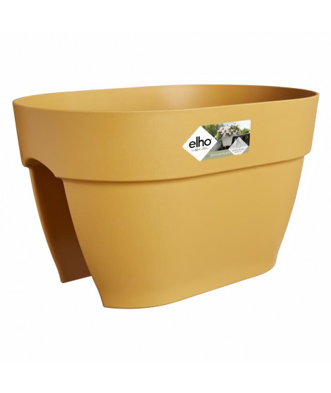 ELHO - Pot de fleurs -  Vibia Campana Flower Bridge 40 - Jaune Miel - Balcon extérieur - L 26 x W 39 x H 22 cm