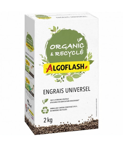 ALGOFLASH -  Engrais Universel Organic & Recyclé 2 kg