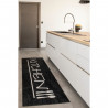 Tapis Moderne - STAMPA 8170 Kitchen - Noir - 100% polyester - 80x150 cm - Intérieur - NAZAR