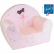 FUN HOUSE Danseuse Ballerine Fauteuil club - l.52 x P.33 x H.42 cm - Pour enfant origine France garantie