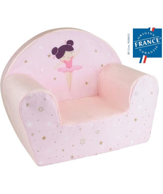 FUN HOUSE Danseuse Ballerine Fauteuil club - l.52 x P.33 x H.42 cm - Pour enfant origine France garantie