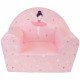 FUN HOUSE Danseuse Ballerine Fauteuil club - l.52 x P.33 x H.42 cm - Pour enfant origine France garantie