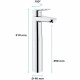 GROHE - Mitigeur monocommande vasque a poser - Taille XL