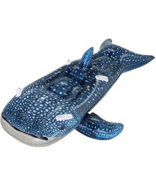 BESTWAY Bouée gonflable chevauchable Whaletastic Wonders, 190 x 132 cm, 2 places, 90 kg max, 3 ans et +