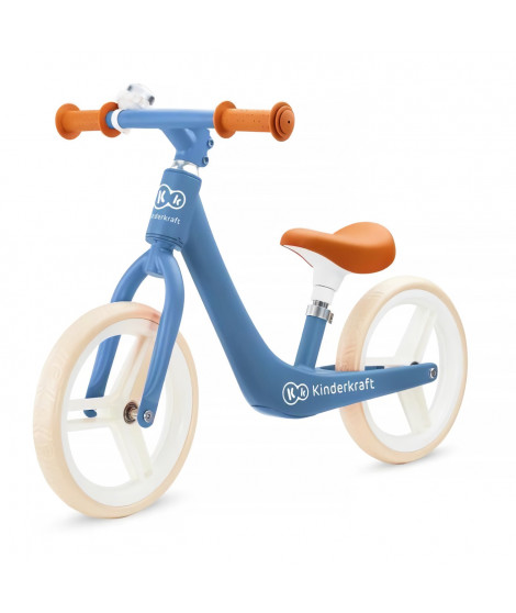 KINDERKRAFT Vélo Draisienne Fly Plus Sapphire - Bleu - Charge max 35 kg - A partir de 3 ans