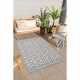 Tapis Tropique réversible - Scoobi 112 - Gris - 100% polypropylene - 120 x 180 cm - Extérieur - NAZAR