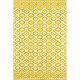 Tapis Tropique réversible - Scoobi 112 - Jaune - 100% polypropylene - 120 x 180 cm - Extérieur - NAZAR