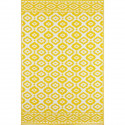 Tapis Tropique réversible - Scoobi 112 - Jaune - 100% polypropylene - 120 x 180 cm - Extérieur - NAZAR