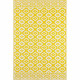 Tapis Tropique réversible - Scoobi 112 - Jaune - 100% polypropylene - 120 x 180 cm - Extérieur - NAZAR