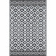 Tapis Tropique réversible - Scoobi 112 - Noir - 100% polypropylene - 120 x 180 cm - Extérieur - NAZAR