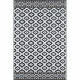 Tapis Tropique réversible - Scoobi 112 - Noir - 100% polypropylene - 120 x 180 cm - Extérieur - NAZAR