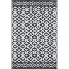 Tapis Tropique réversible - Scoobi 112 - Noir - 100% polypropylene - 120 x 180 cm - Extérieur - NAZAR