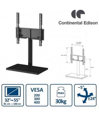 Continental Edison Support TV Pied Central (32'' a 55'')