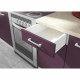 ULTRA Meuble haut de cuisine L 40 cm - Aubergine mat