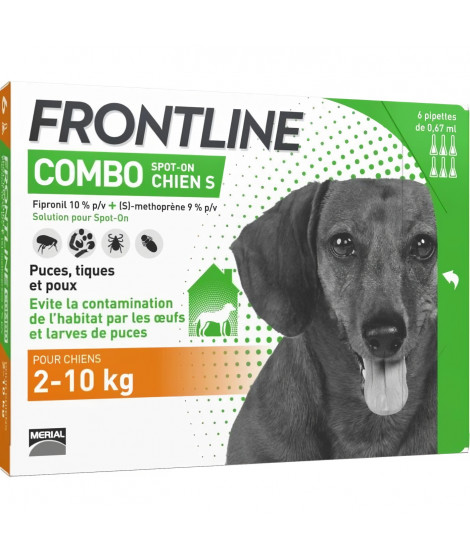 FRONTLINE Combo chien 2-10kg - 6 pipettes