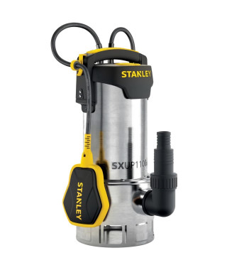 STANLEY - Pompe vide cave eaux sales 1100 W Corps de la pompe - acier inoxydable